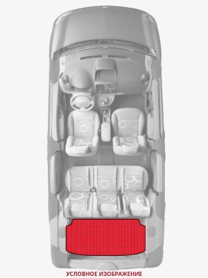 ЭВА коврики «Queen Lux» багажник для Volkswagen Taro